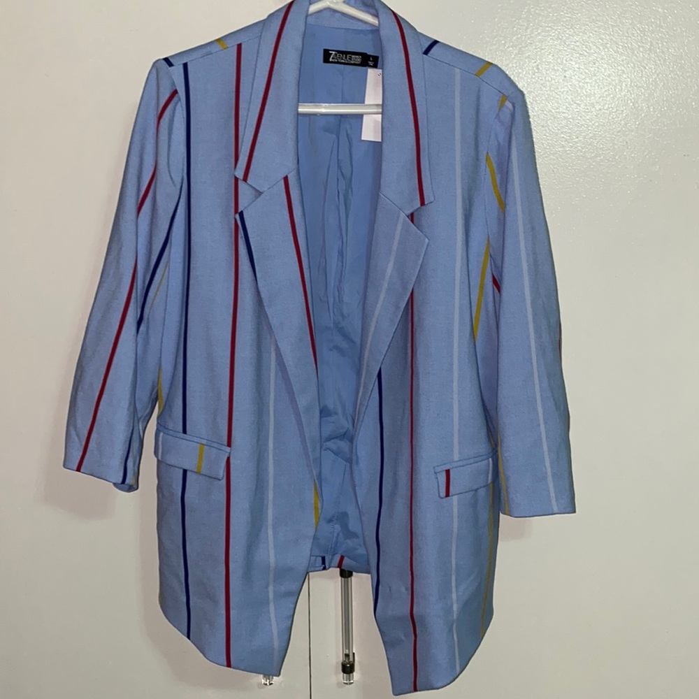 Colorful pants suit